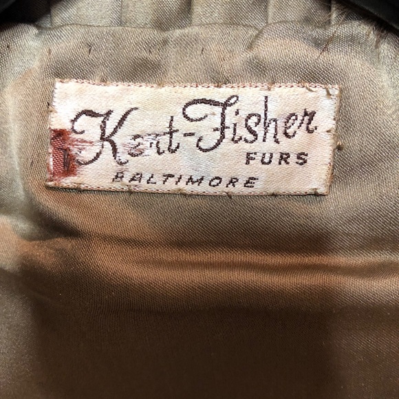 Vintage Kent fisher mink shawl - Picture 2 of 5